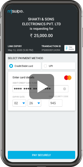 MSwipe - Watch the video about Pay by link